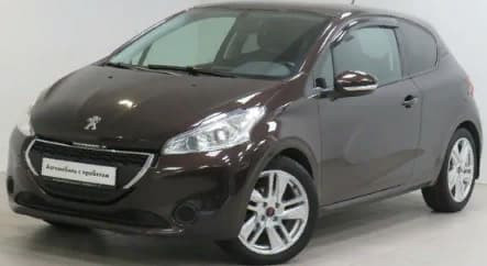 Дефлекторы окон (ветровики) Peugeot 208 Hb 3d 2012 (Пежо 208) Кобра Тюнинг